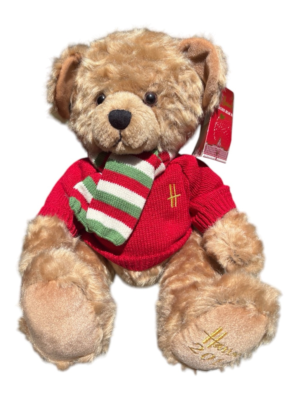 Harrods Archie Bear 2010 Christmas Teddy With Original Tag